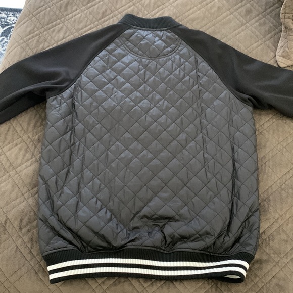 Puma Black Quilted Lifestyle Jacket size M - Picture 5 of 14